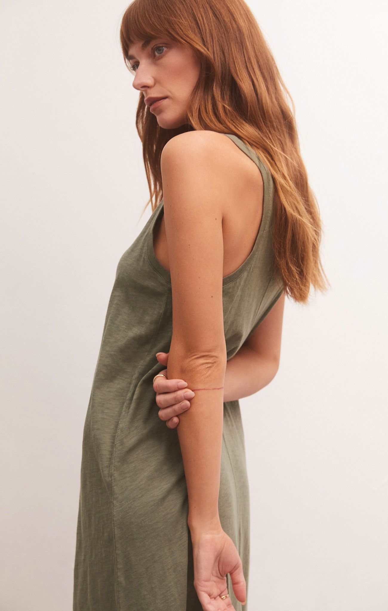 Reverie Slub Midi Dress sold by Z Supply product image thumbnail 7