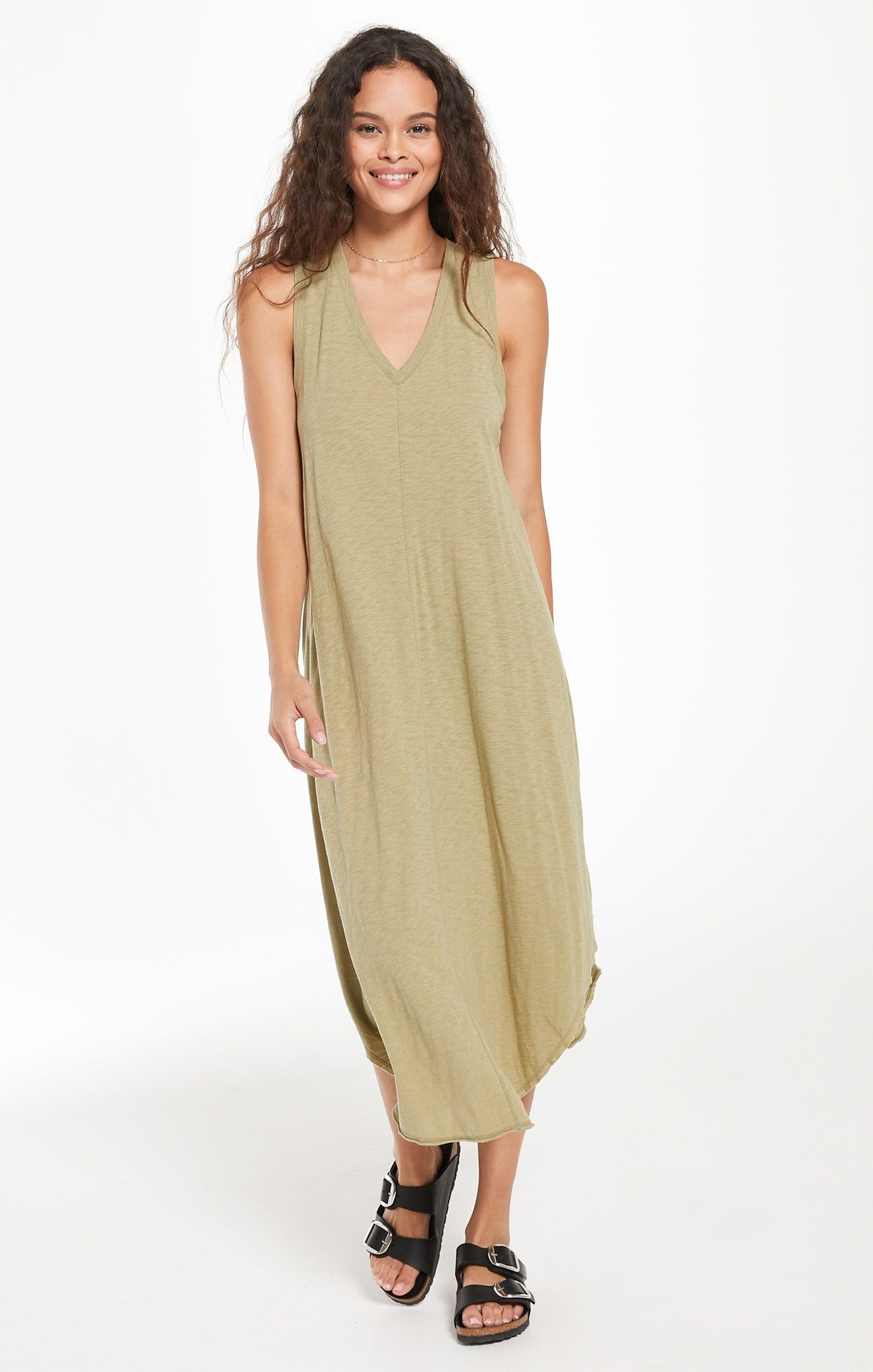 Reverie Slub Midi Dress sold by Z Supply product image thumbnail 55