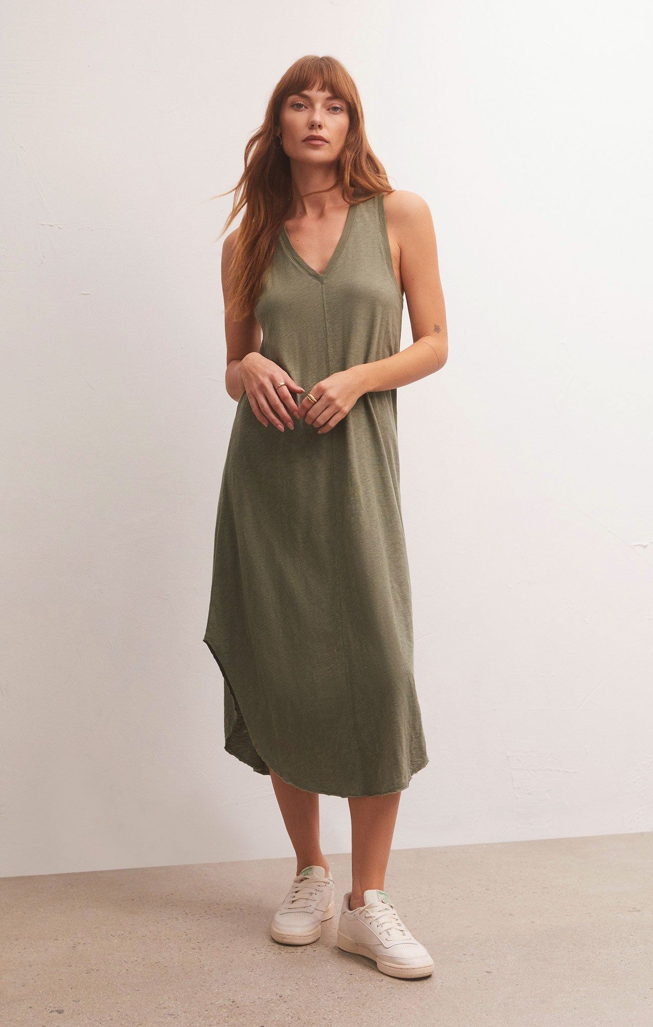 Reverie Slub Midi Dress sold by Z Supply product image thumbnail 3