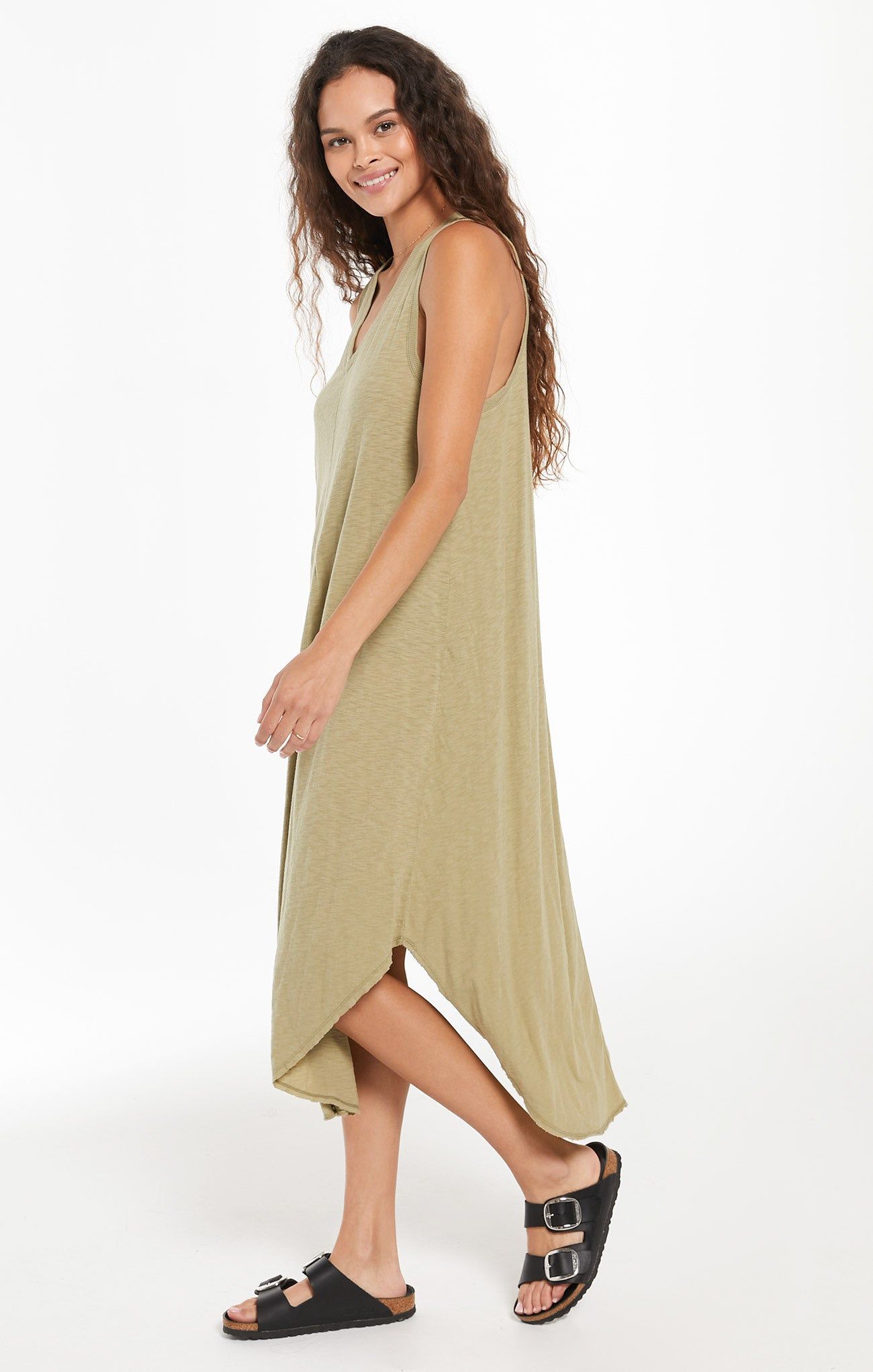 Reverie Slub Midi Dress sold by Z Supply product image thumbnail 56