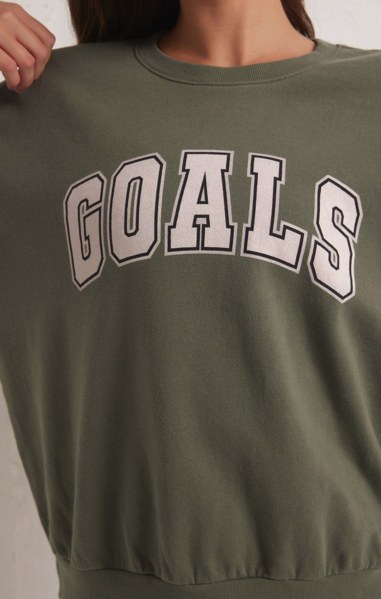 Oversized Goals Crew Sweatshirt sold by Z Supply product image thumbnail 5