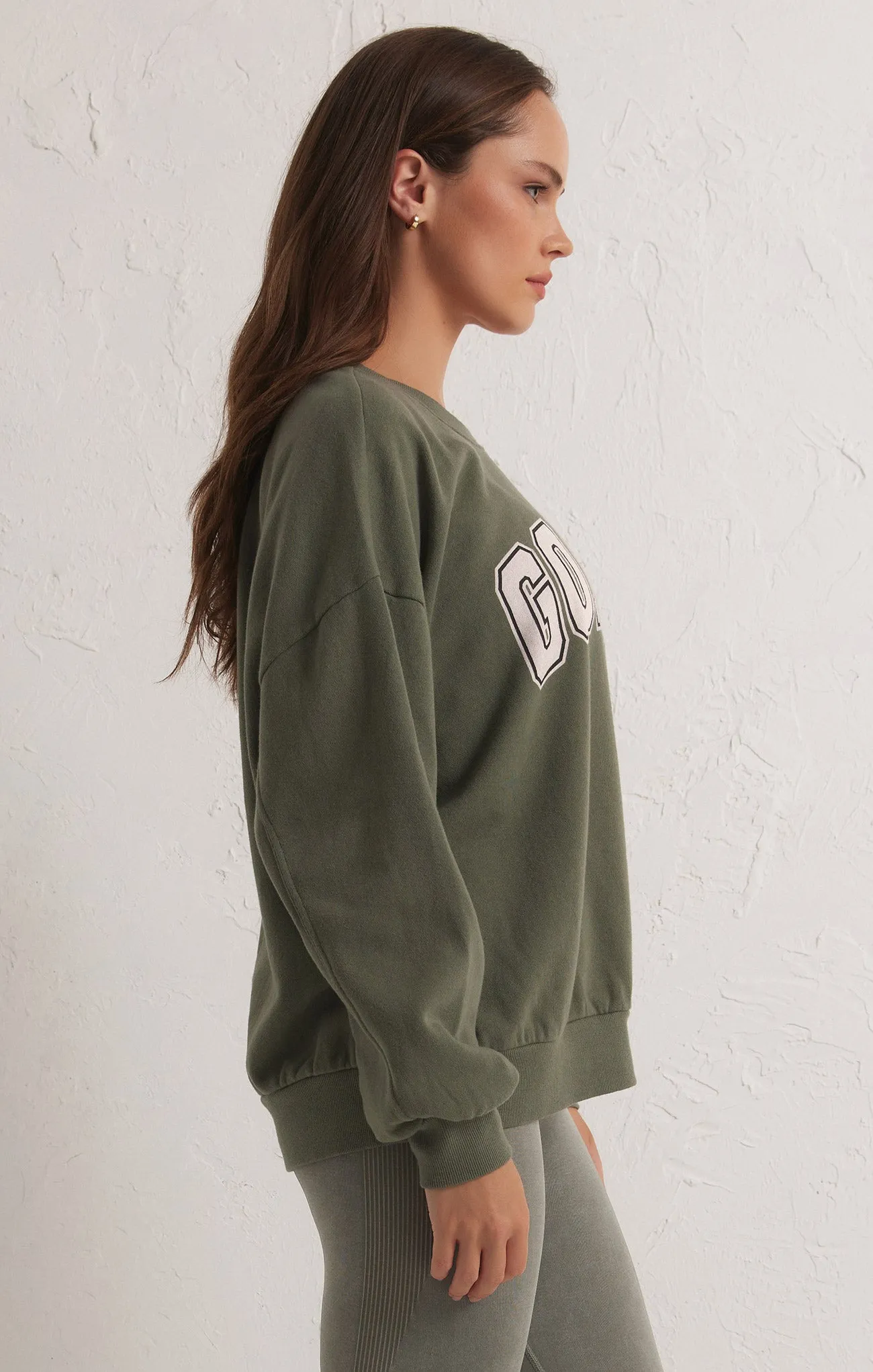 Oversized Goals Crew Sweatshirt sold by Z Supply product image thumbnail 4