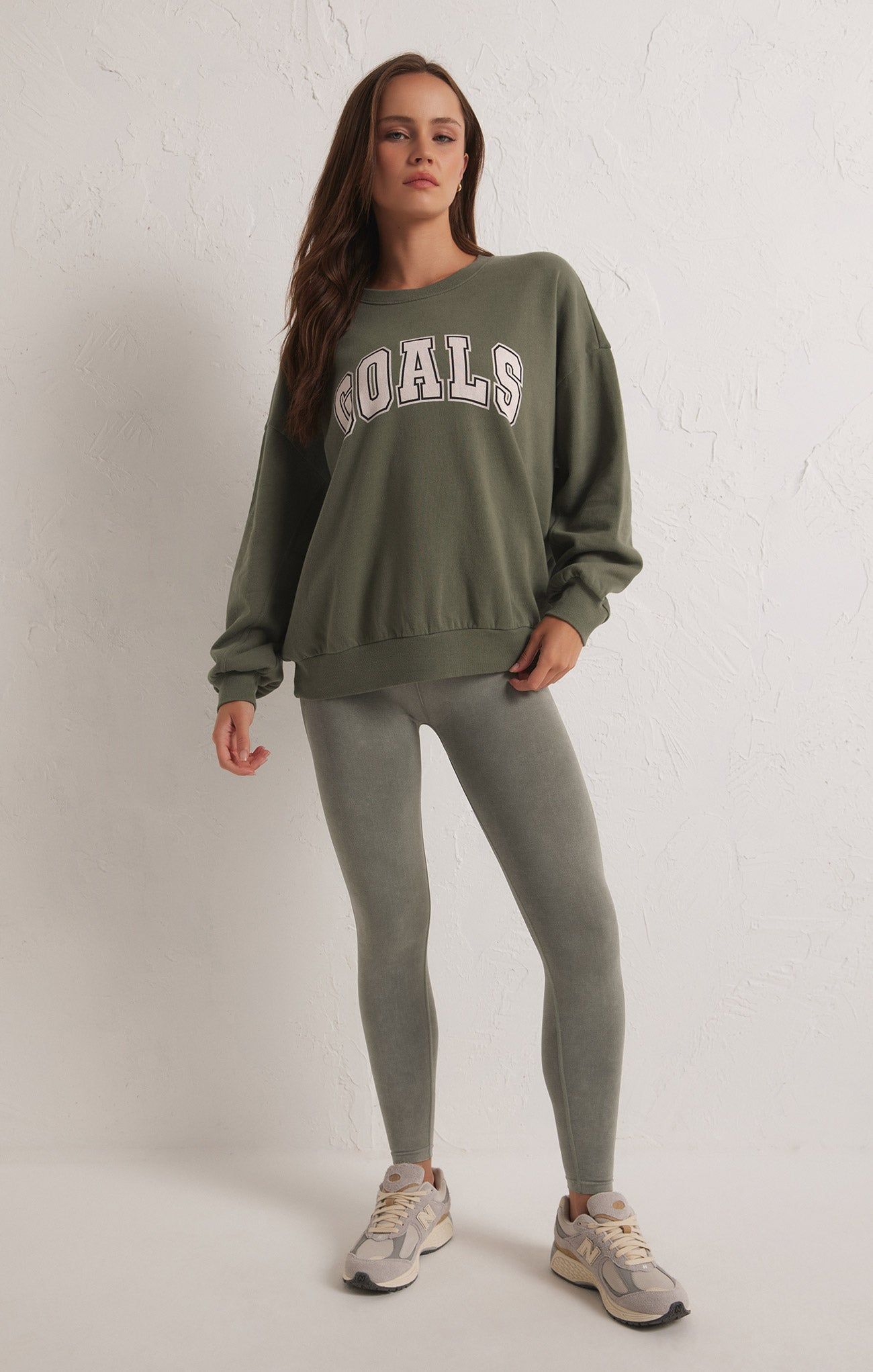 Oversized Goals Crew Sweatshirt sold by Z Supply product image thumbnail 3