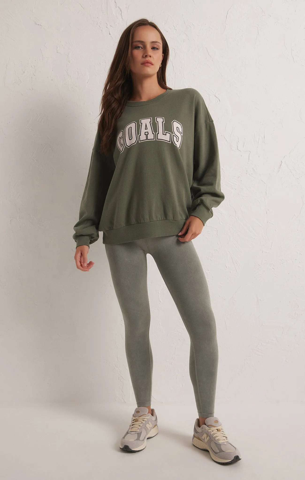 Oversized Goals Crew Sweatshirt sold by Z Supply product image thumbnail 5