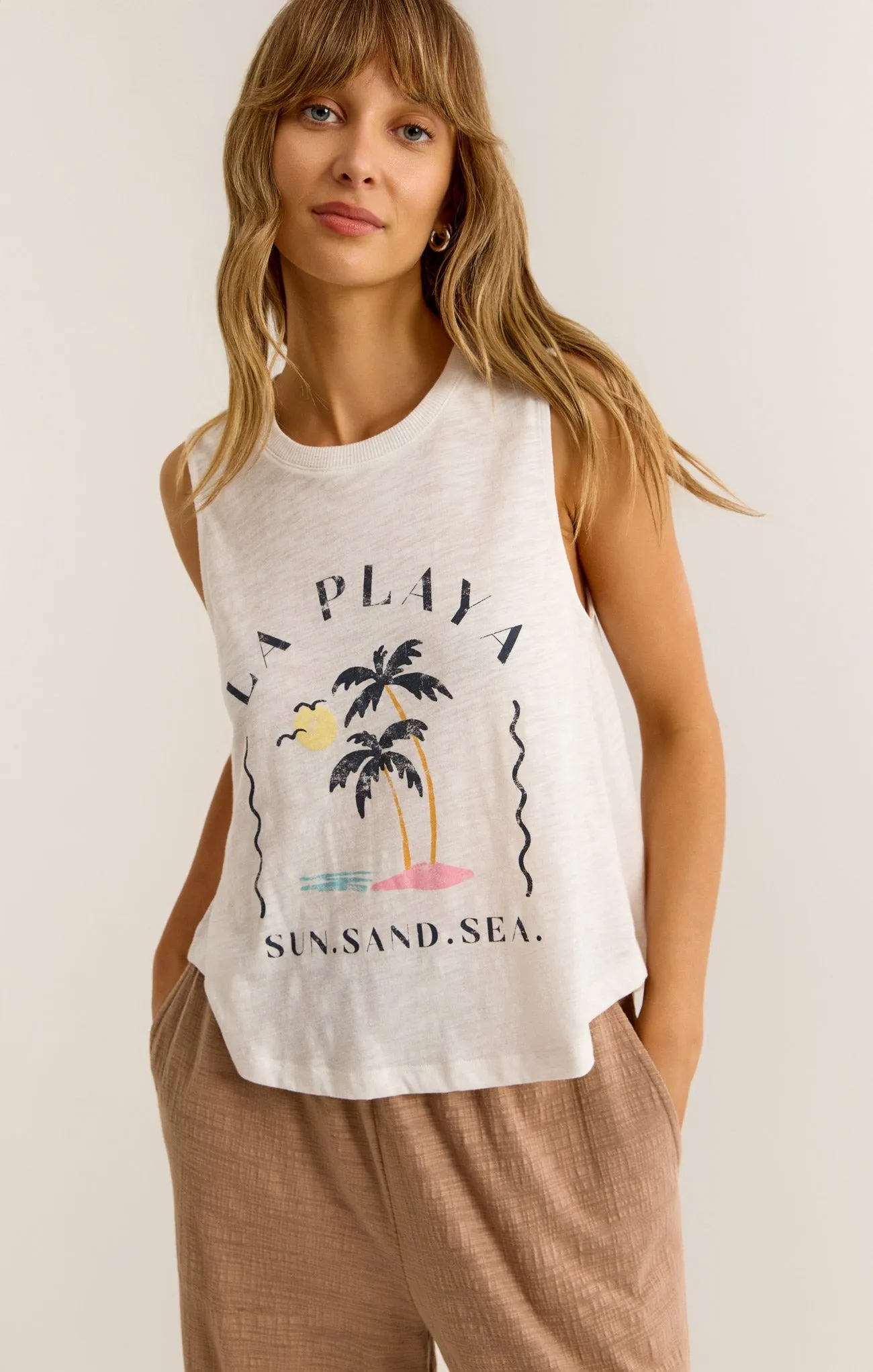 Kayla La Playa Tank sold by Z Supply product image thumbnail 5
