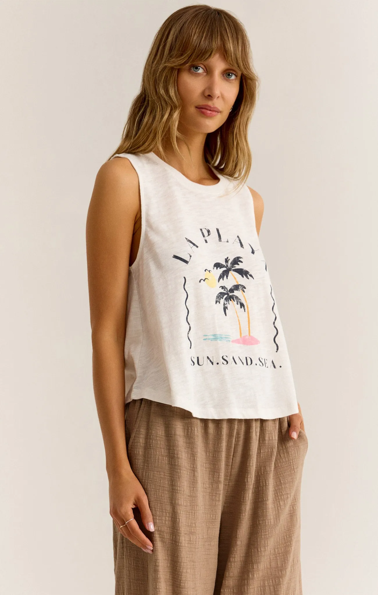 Kayla La Playa Tank sold by Z Supply product image thumbnail 3