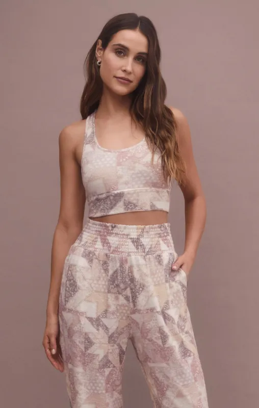 Sia Quilt Tank Bra sold by Z Supply