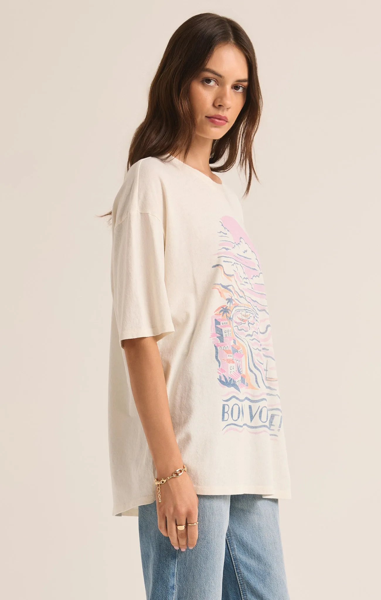 Bon Voyage SoCal Oversized Tee sold by Z Supply product image thumbnail 3
