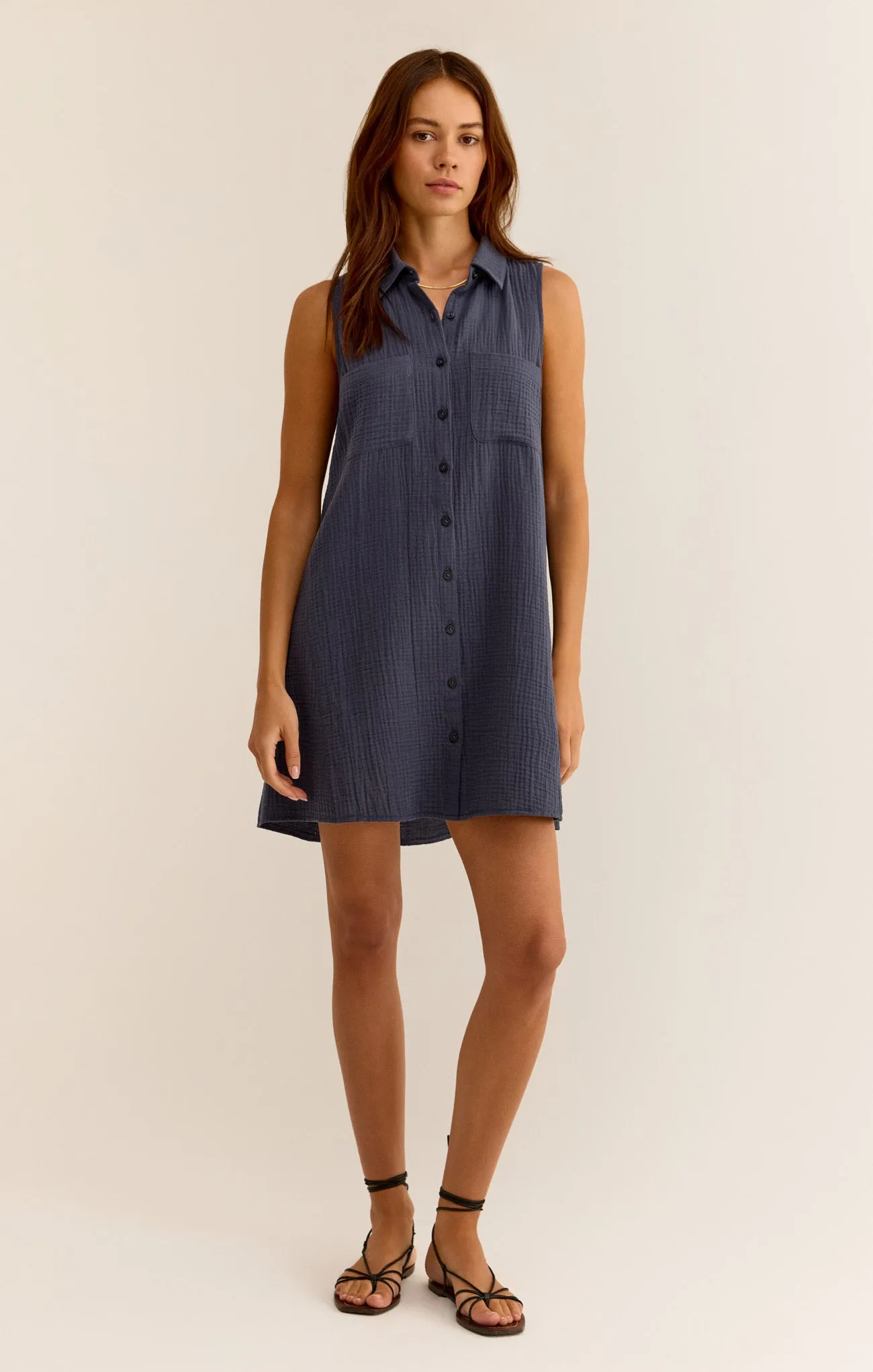 New Light Gauze Mini Dress sold by Z Supply product image thumbnail 5