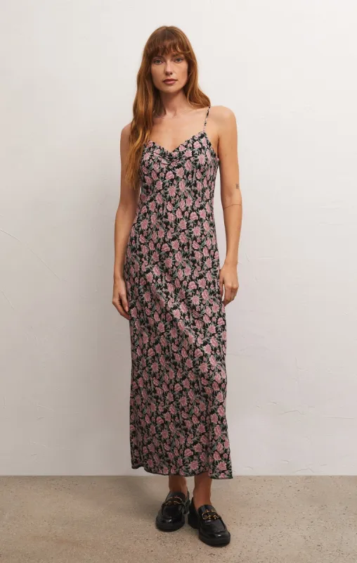 Lark Floral Slip Midi Dress made by Z Supply