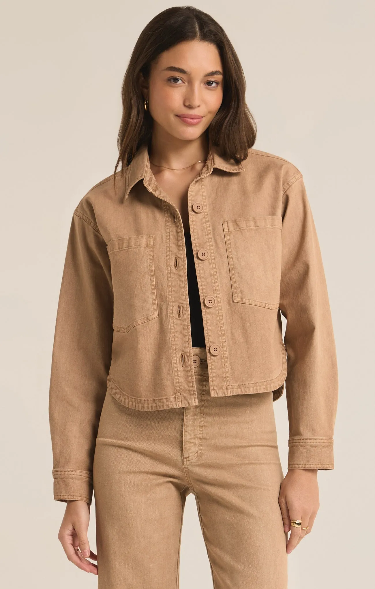 All Day Cropped Washed Jacket sold by Z Supply product image thumbnail 3
