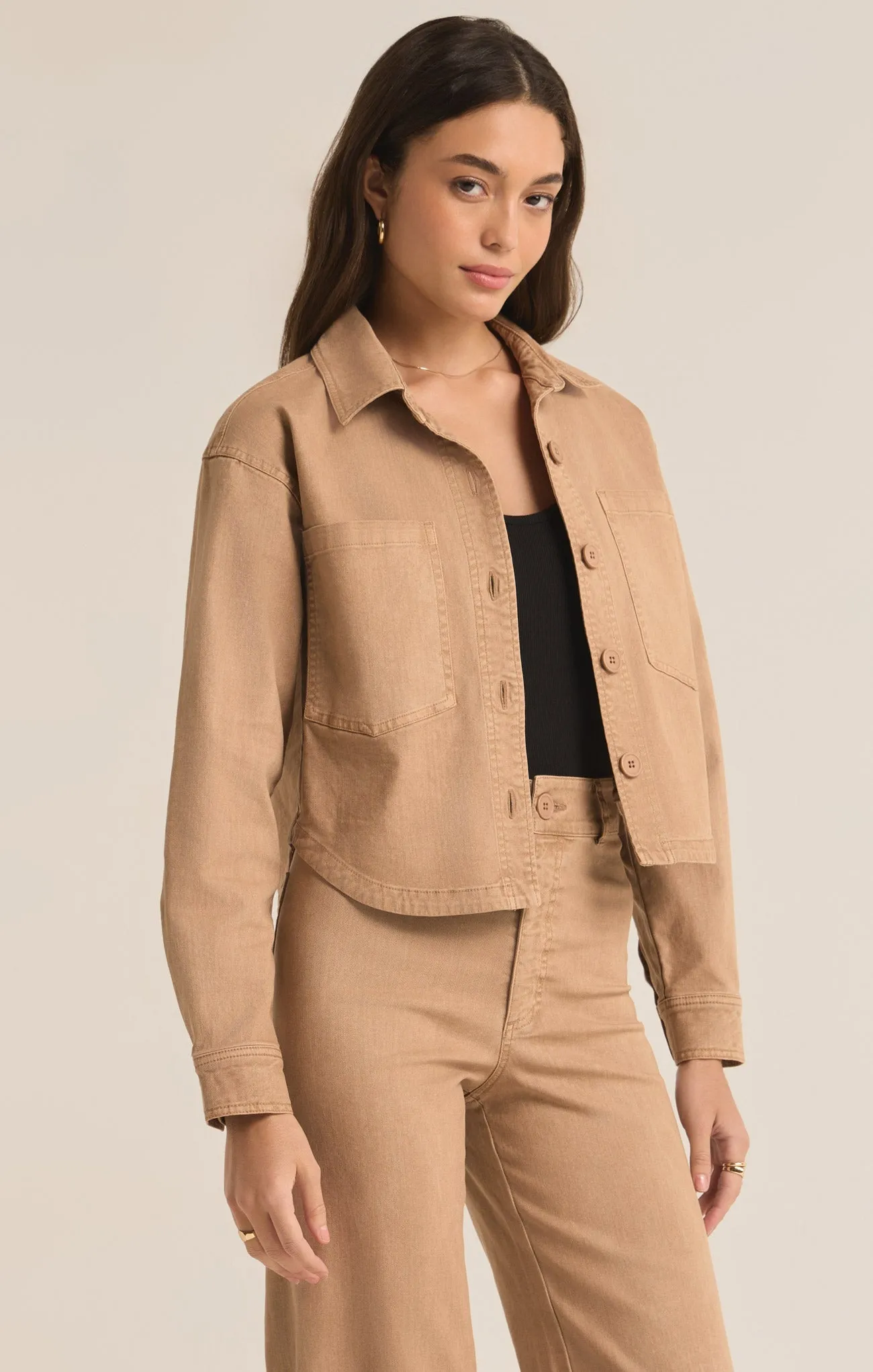 All Day Cropped Washed Jacket sold by Z Supply product image thumbnail 5