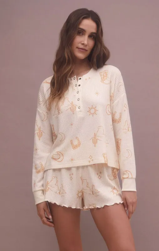 Western Henley Long Sleeve Top sold by Z Supply