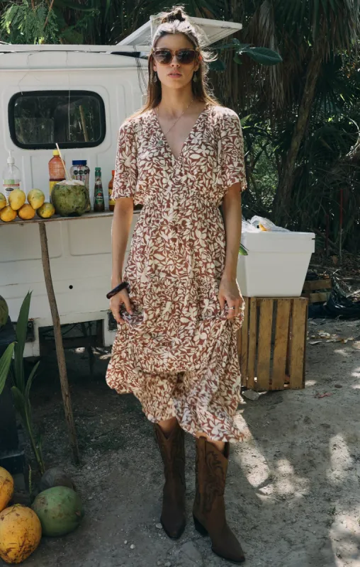 Kat Shadow Reef Midi Dress sold by Z Supply