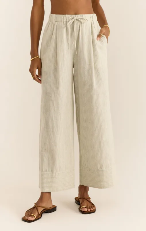 Brookvale Casita Linen Stripe Pant sold by Z Supply