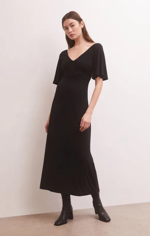 Kara Flutter Sleeve Midi Dress sold by Z Supply