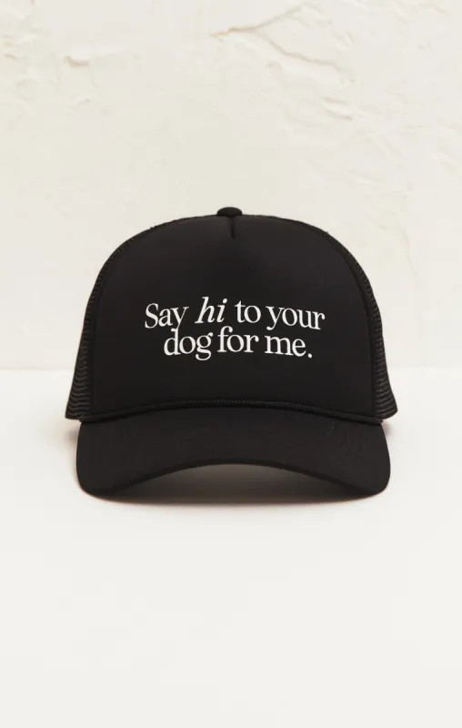 Say Hi Trucker Hat sold by Z Supply