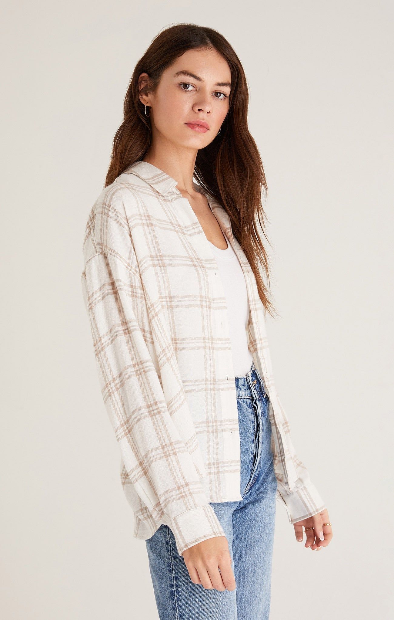 Clio Plaid Button Up sold by Z Supply product image thumbnail 10
