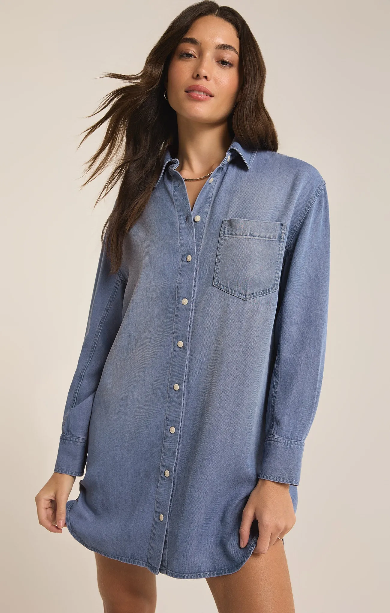 Dover Chambray Mini Dress sold by Z Supply product image thumbnail 3
