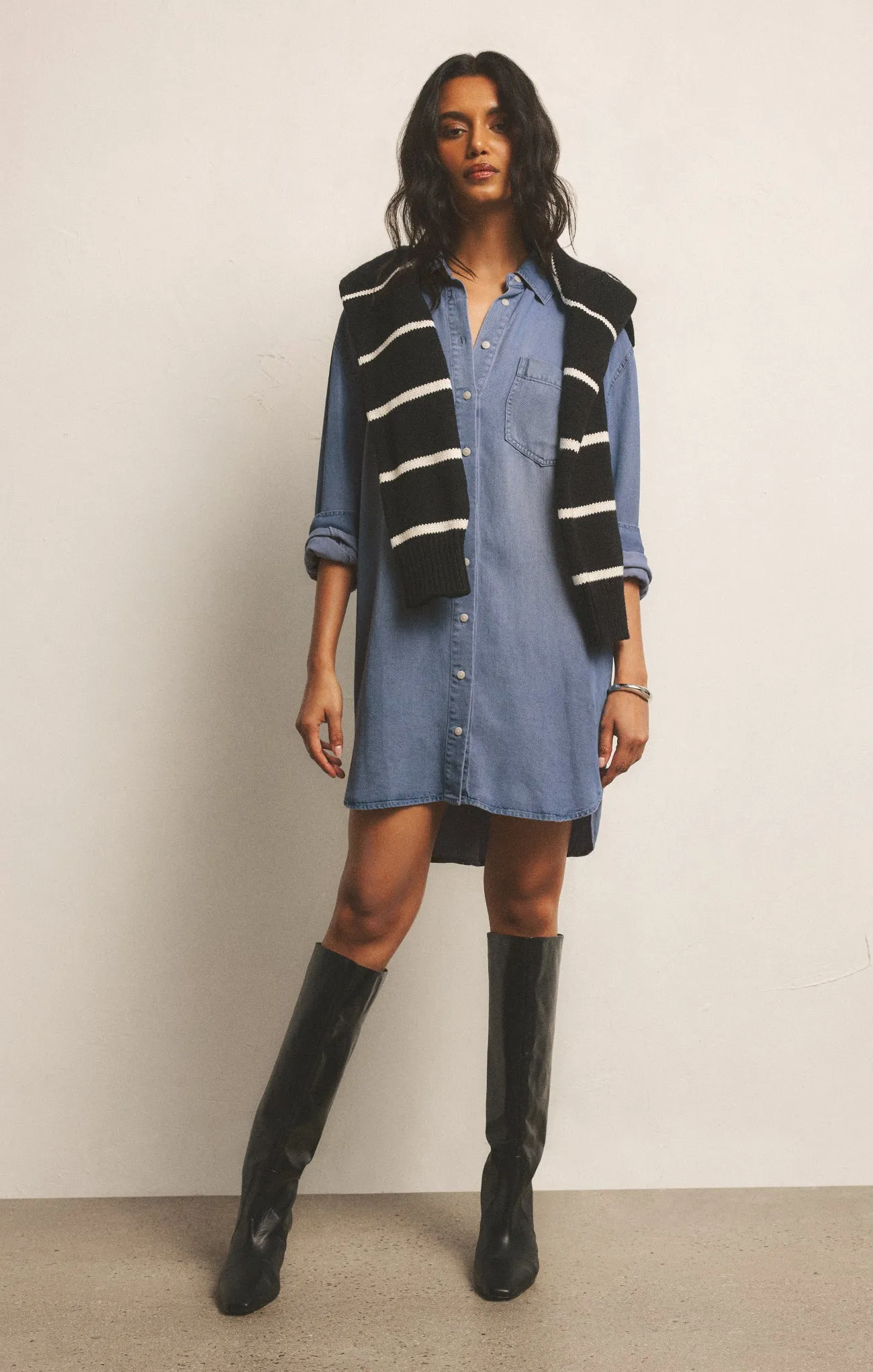 Dover Chambray Mini Dress sold by Z Supply product image thumbnail 5