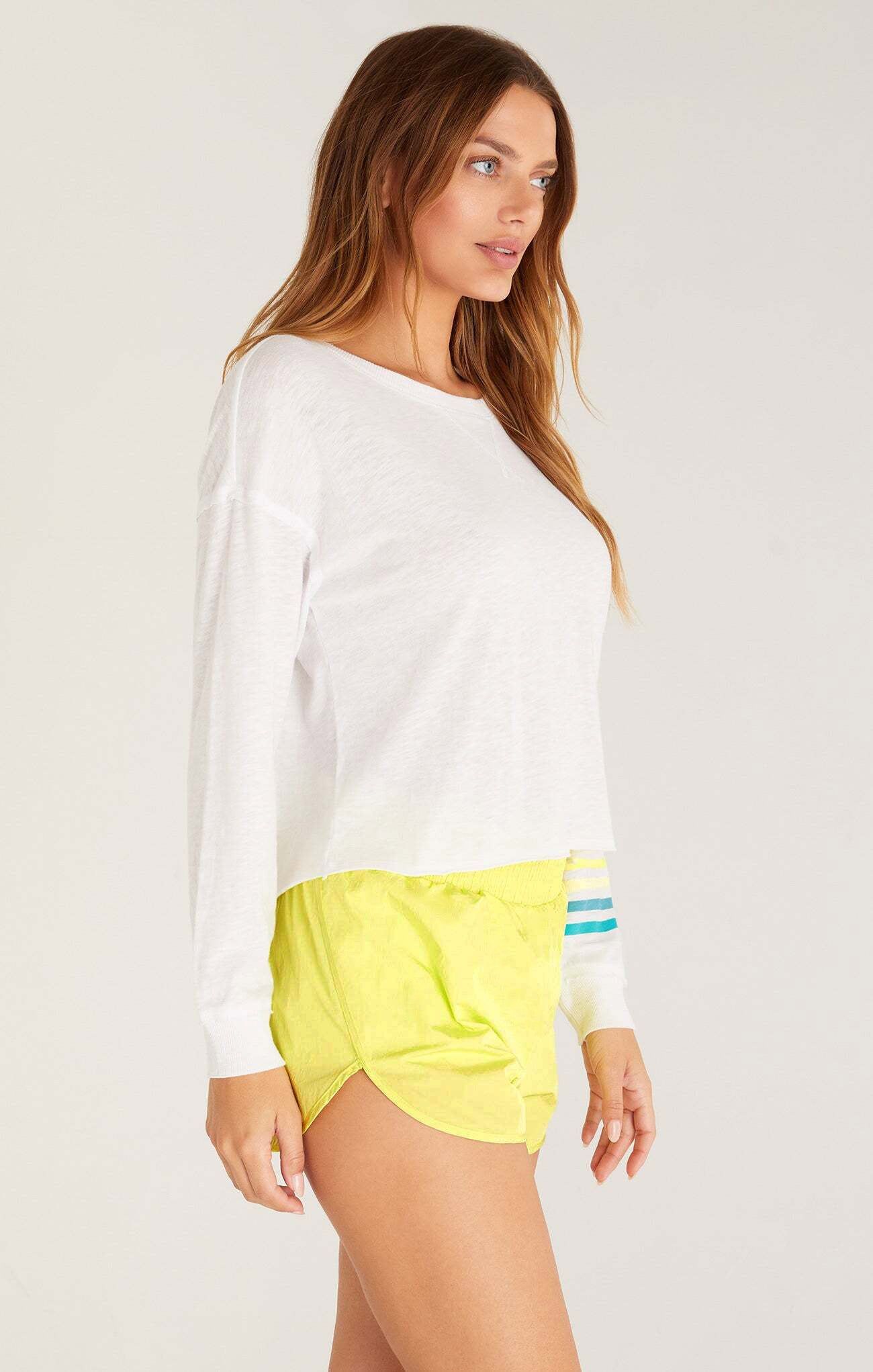 Sundown Stripe Long Sleeve Tee sold by Z Supply product image thumbnail 4