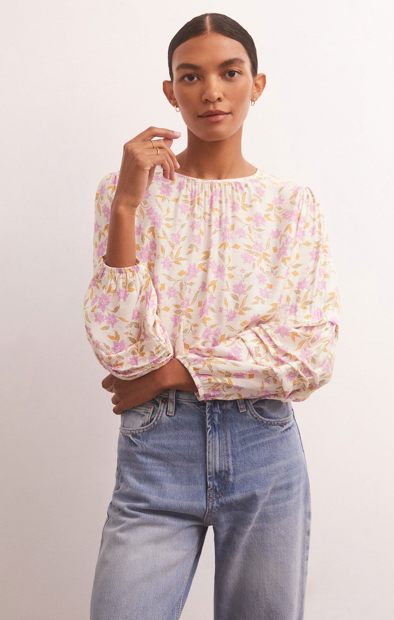 Nylah Floral Top sold by Z Supply product image thumbnail 5
