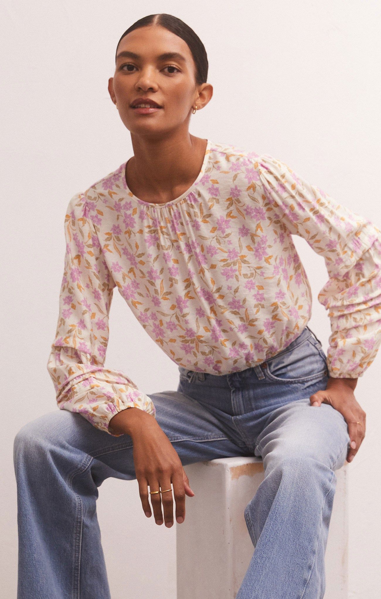 Nylah Floral Top sold by Z Supply product image thumbnail 7