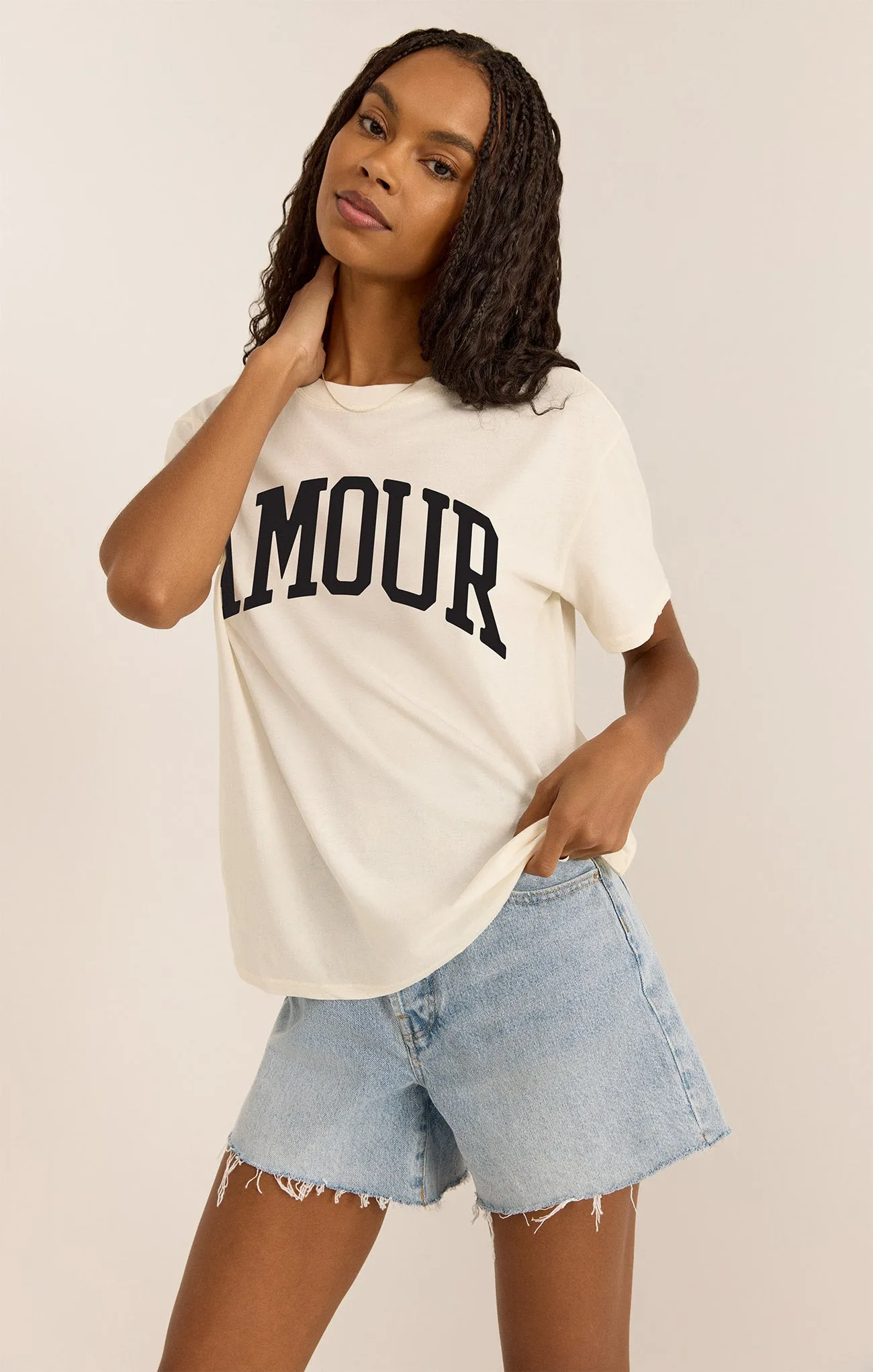 Amour Boyfriend Tee sold by Z Supply product image thumbnail 4