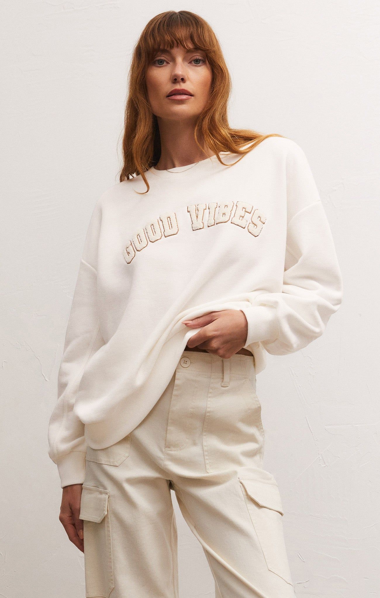 Good Vibes Sweatshirt sold by Z Supply