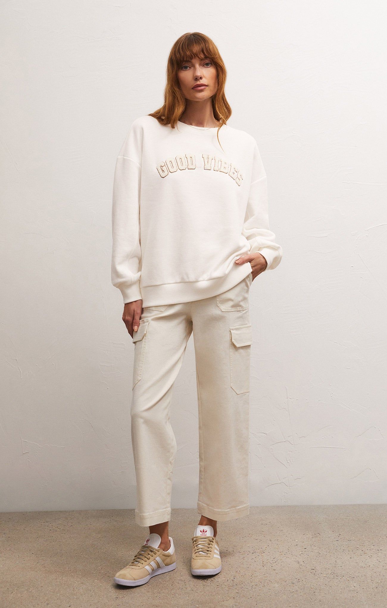 Good Vibes Sweatshirt sold by Z Supply product image thumbnail 4