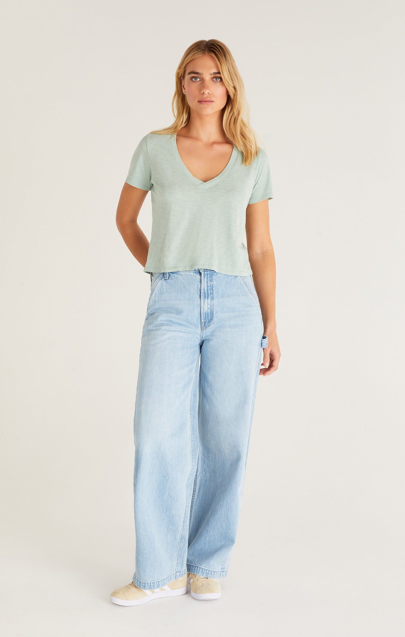 Jaelyn V-Neck Tee sold by Z Supply product image thumbnail 11