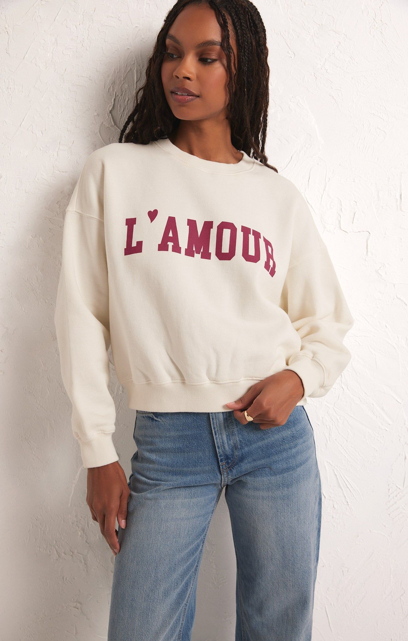 L'amour Sweashirt sold by Z Supply product image thumbnail 5