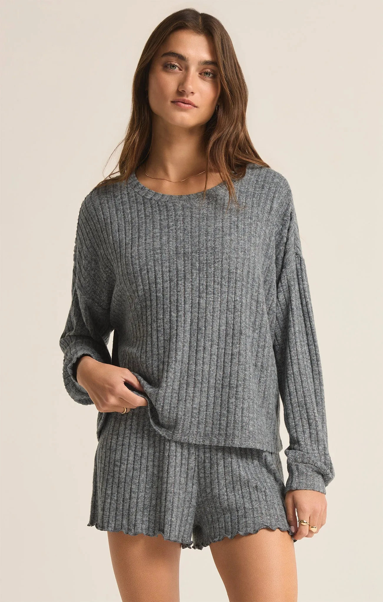 Daydream Rib Long Sleeve Top sold by Z Supply