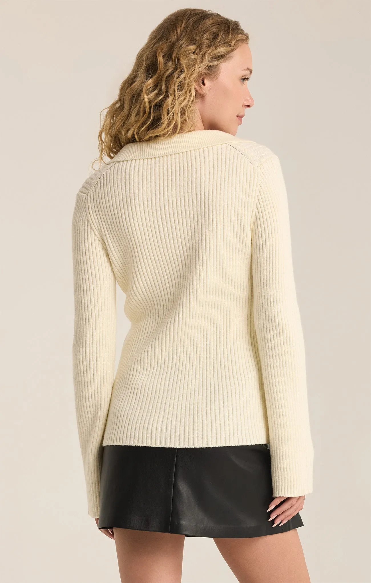 Rina Button Up Rib Sweater sold by Z Supply product image thumbnail 2