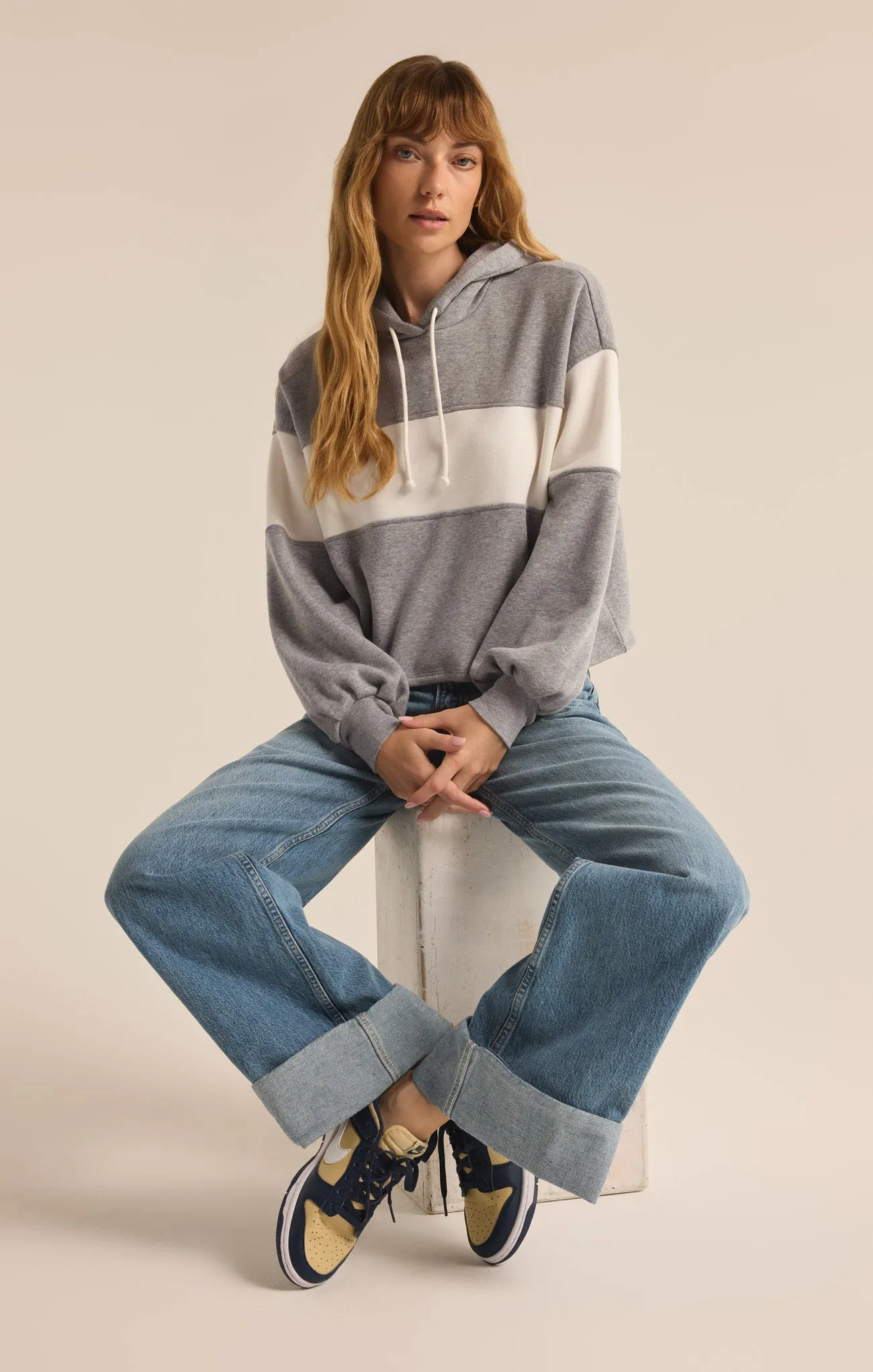 Landing Color Block Hoodie sold by Z Supply product image thumbnail 5