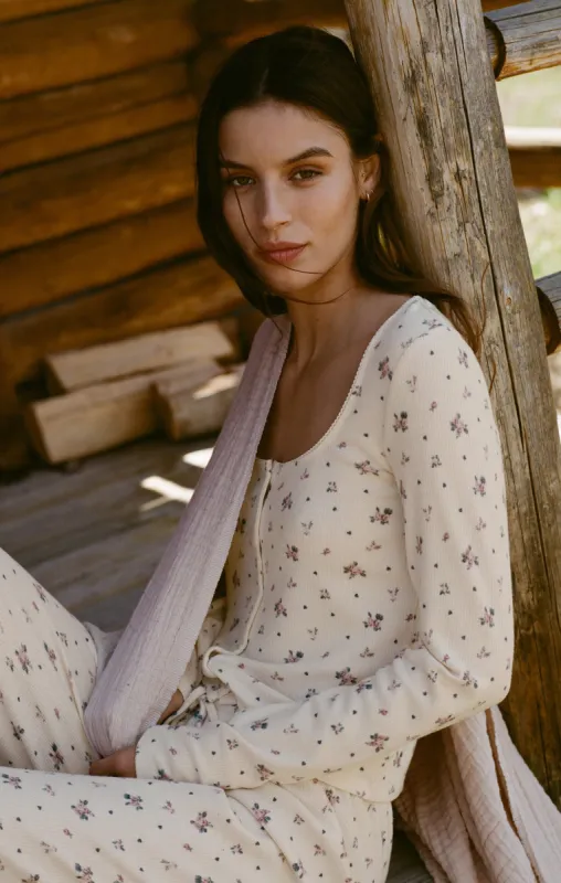 Tess Rosebud Long Sleeve Top sold by Z Supply