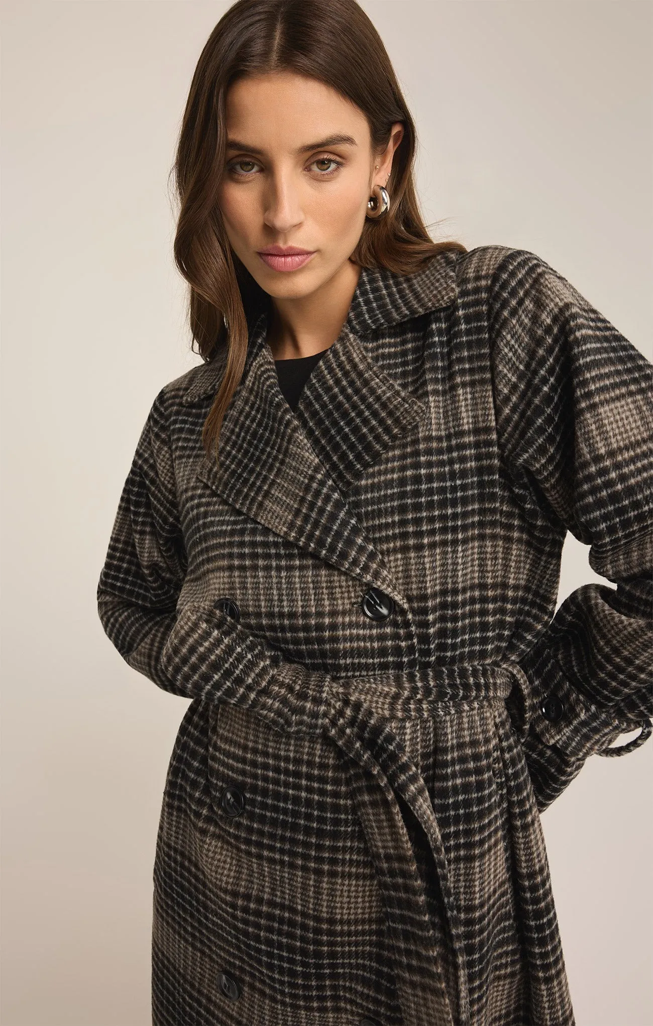 Jackie Plaid Trench sold by Z Supply product image thumbnail 5
