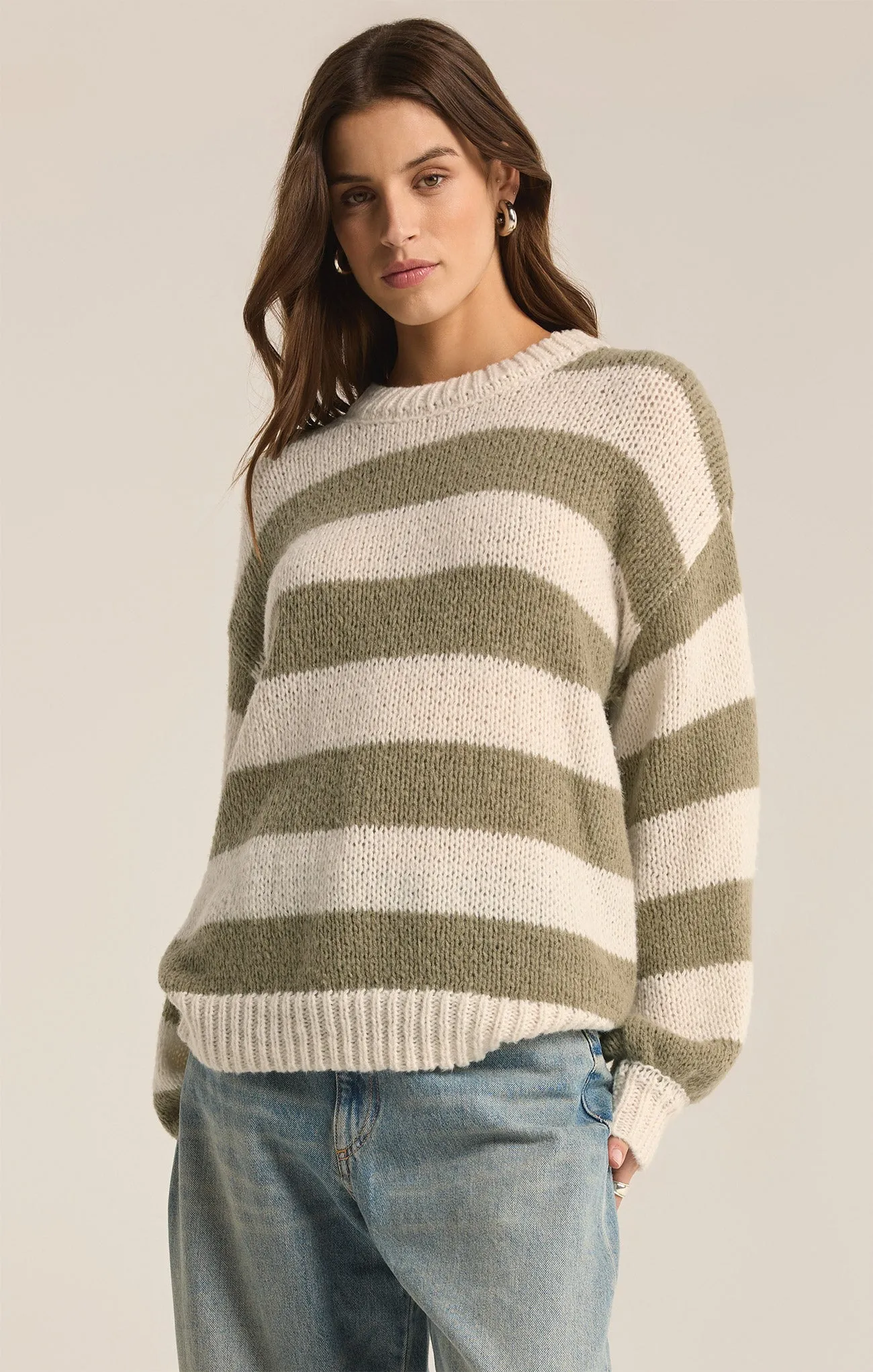 Anders Stripe Crew Neck Sweater sold by Z Supply product image thumbnail 5