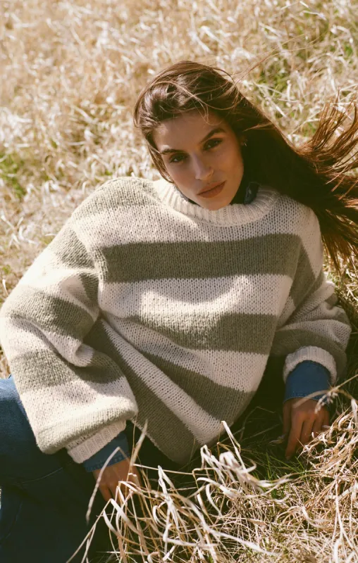 Anders Stripe Crew Neck Sweater sold by Z Supply
