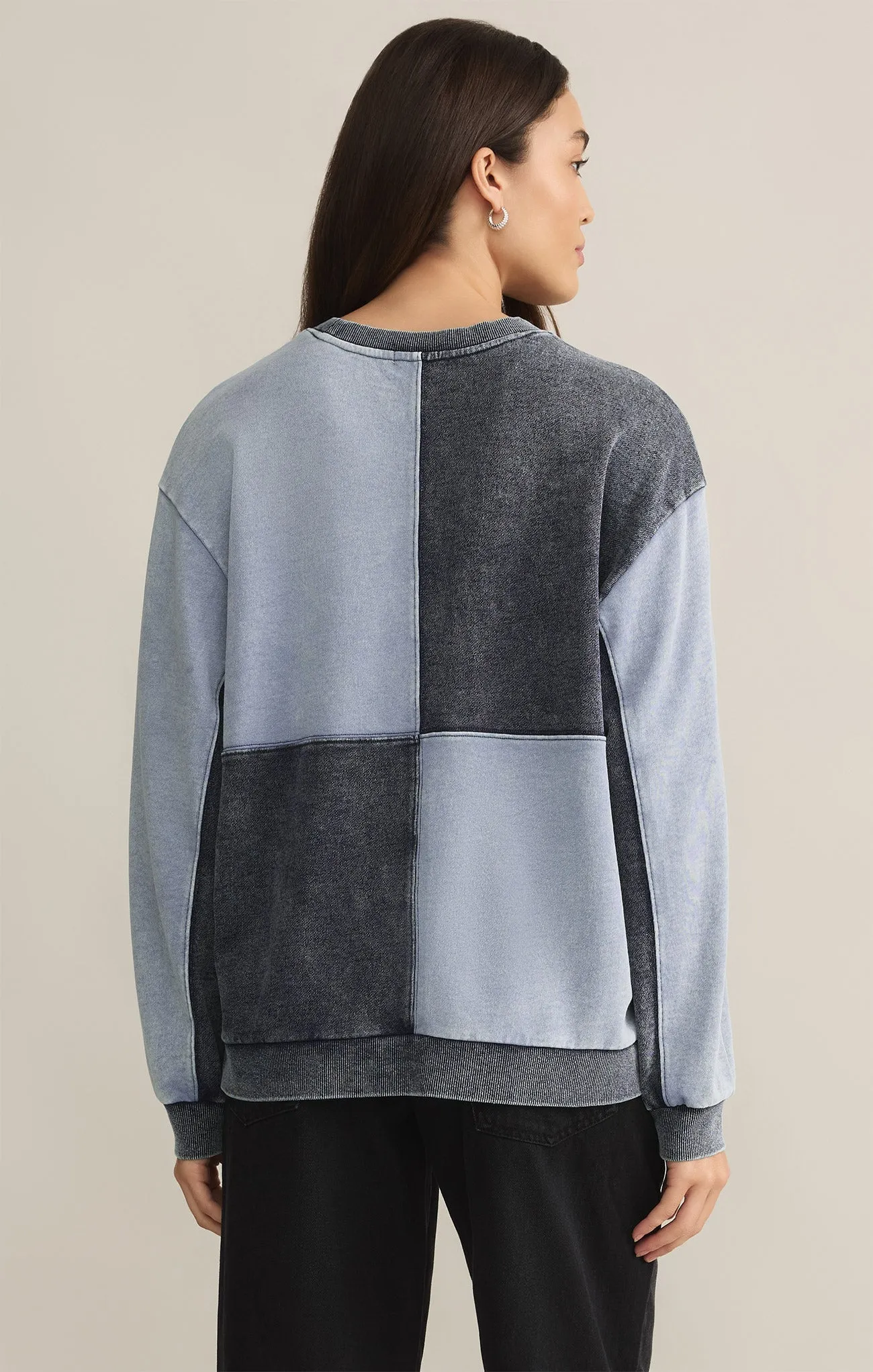 Fair & Square Denim Sweatshirt sold by Z Supply product image thumbnail 2
