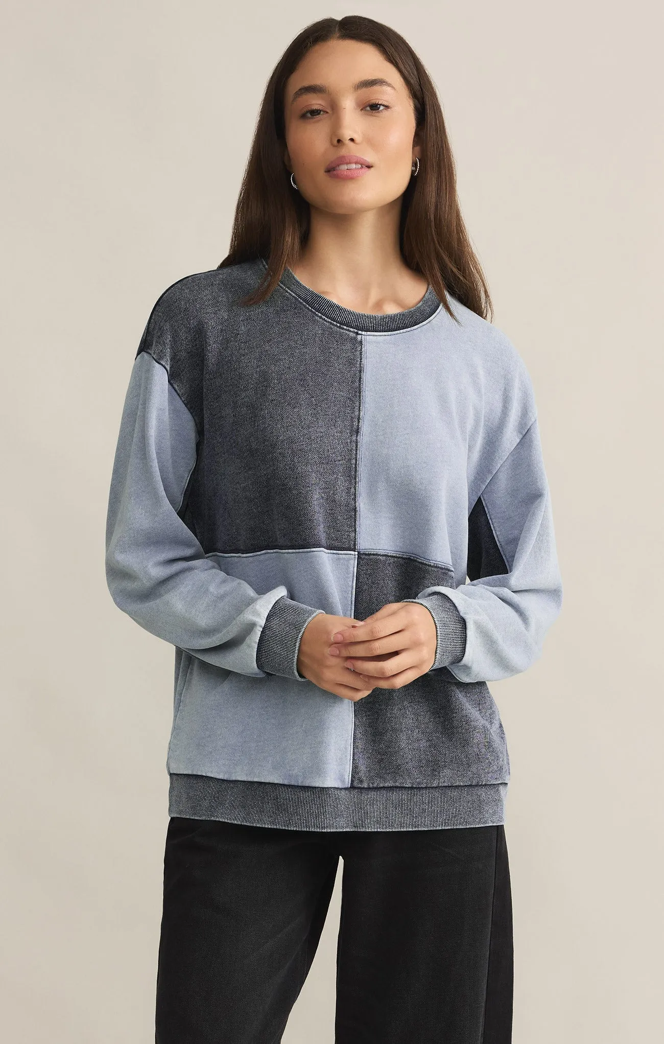Fair & Square Denim Sweatshirt sold by Z Supply