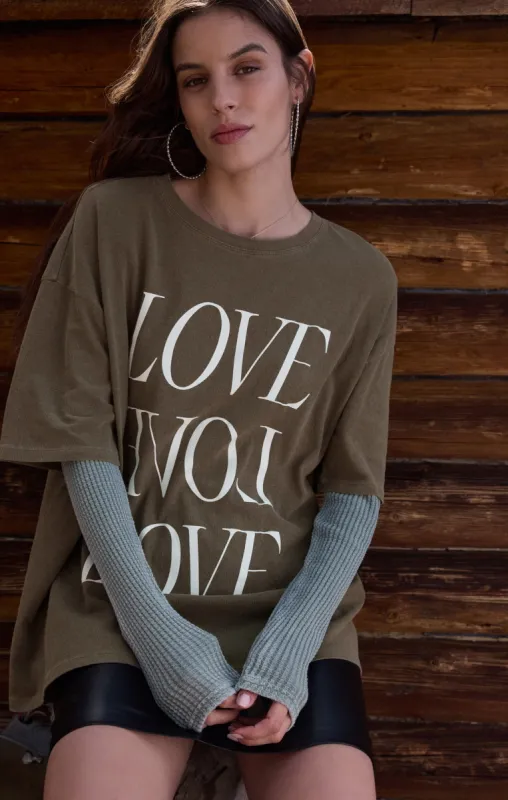 Love SoCal Oversized Tee sold by Z Supply