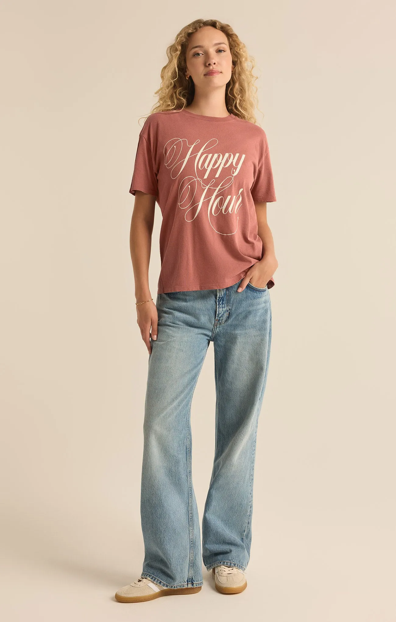 Happy Hour Boyfriend Tee sold by Z Supply product image thumbnail 4