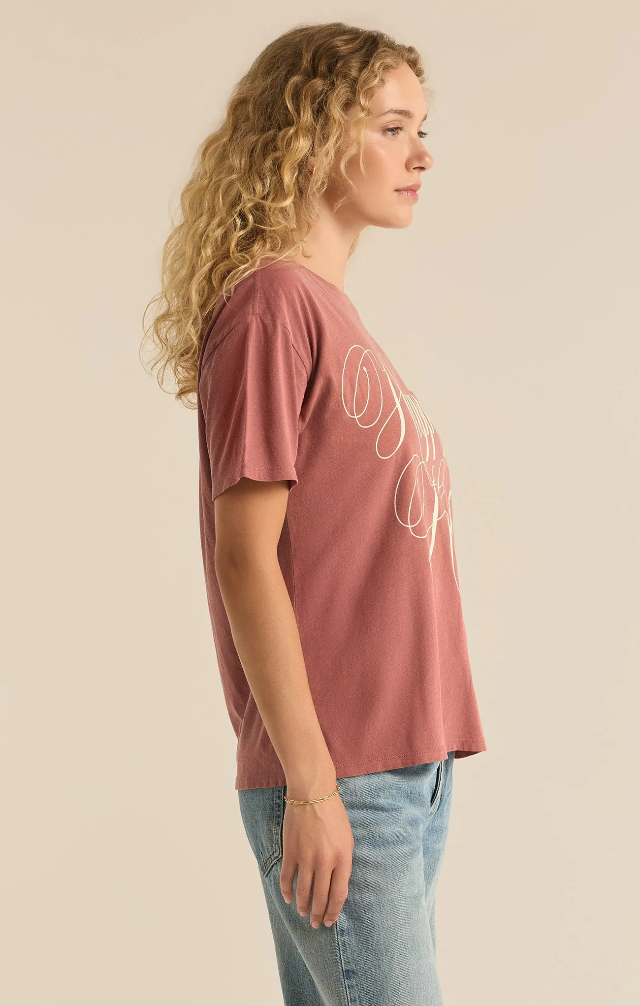 Happy Hour Boyfriend Tee sold by Z Supply product image thumbnail 3