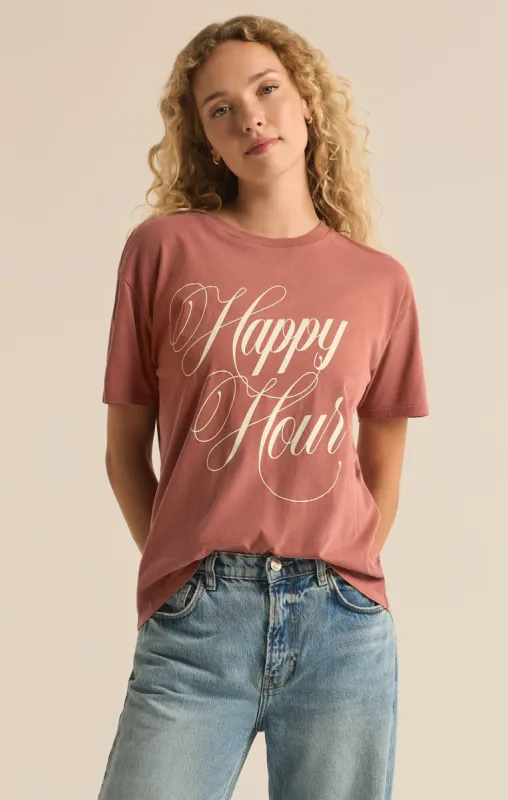 Happy Hour Boyfriend Tee sold by Z Supply