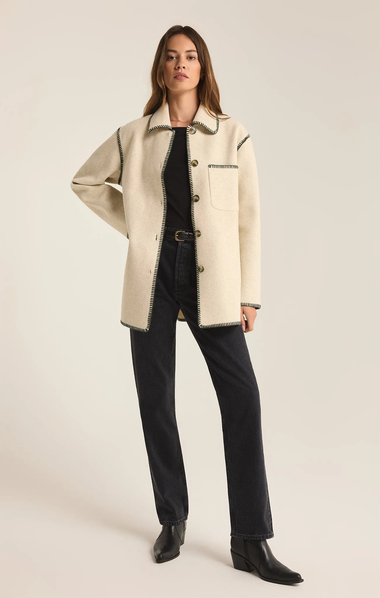 Olivia Whipstitch Jacket sold by Z Supply product image thumbnail 4