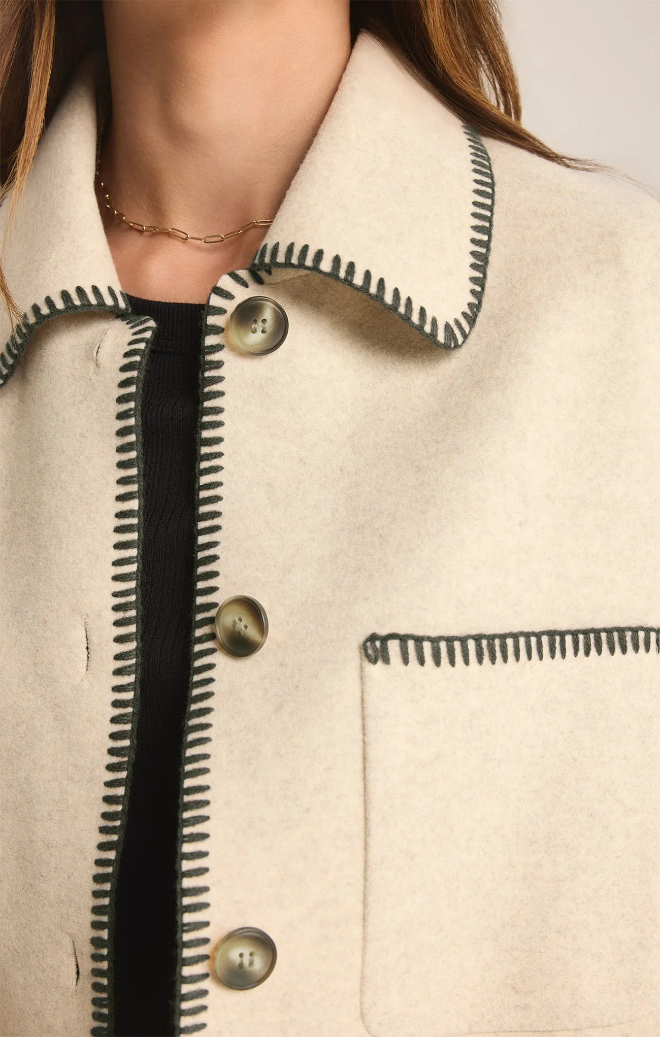 Olivia Whipstitch Jacket sold by Z Supply product image thumbnail 5