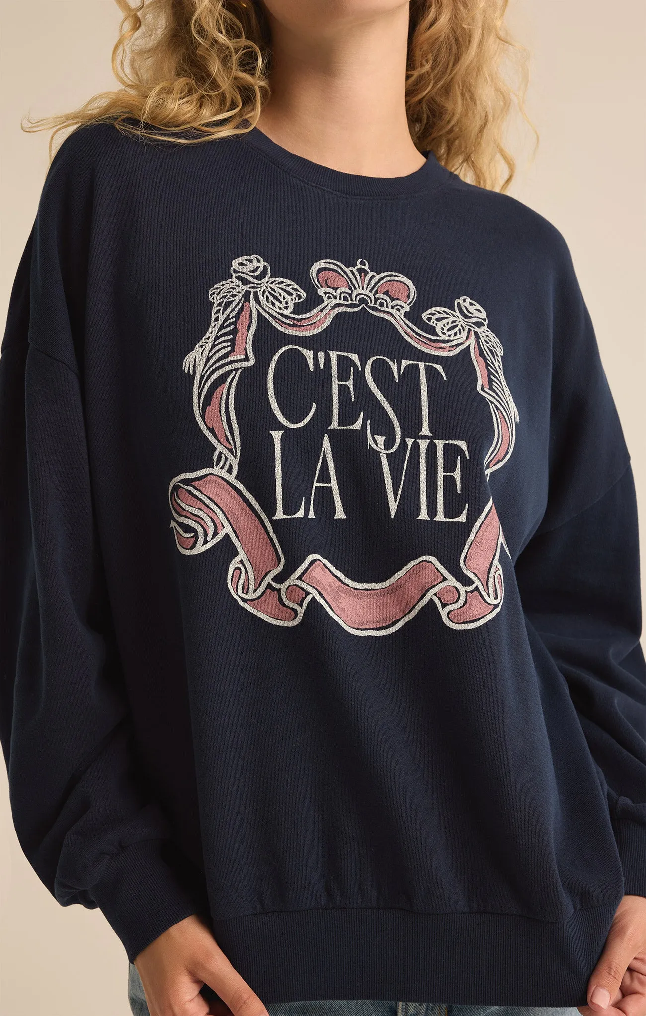 La Vie Sunday Sweatshirt sold by Z Supply product image thumbnail 5