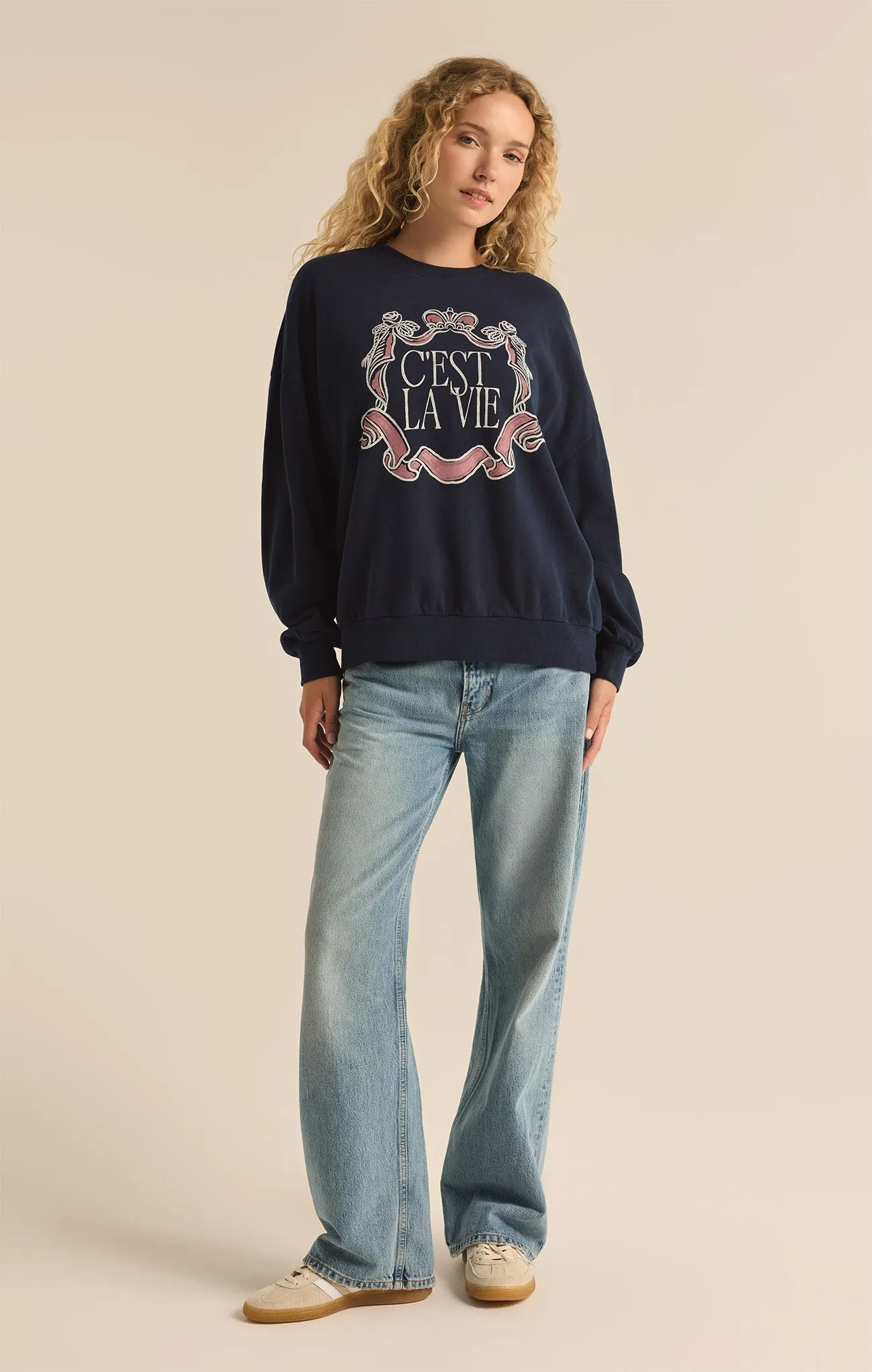 La Vie Sunday Sweatshirt sold by Z Supply product image thumbnail 4