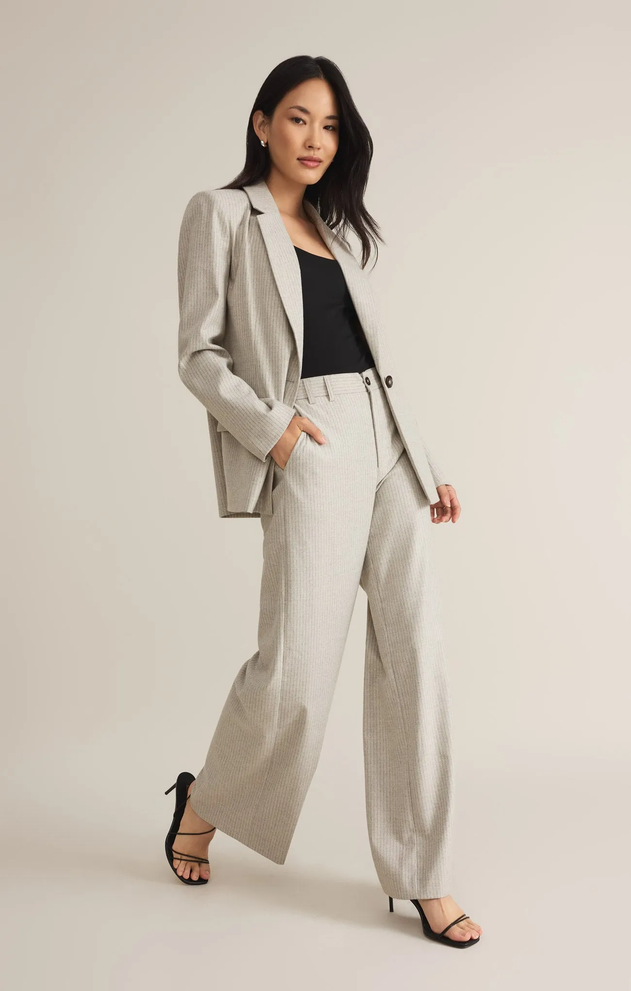 Monroe Pinstripe Blazer sold by Z Supply product image thumbnail 5